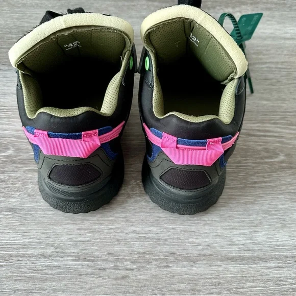 OFF-WHITE Unisex Black Pink Oversized Sponge Sole Sneakers